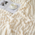 Nordic Stripe Flannel Fleece Blanket