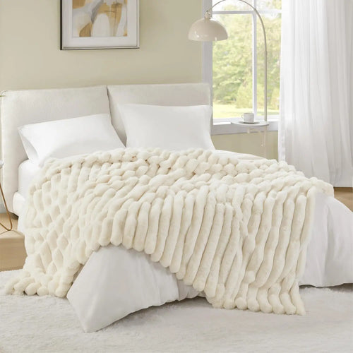 Nordic Stripe Flannel Fleece Blanket