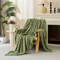 Nordic Stripe Flannel Fleece Blanket