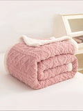 Luxurious Jacquard Sherpa Weighted Blanket