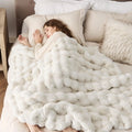 Luxurious Faux Rabbit Fleece Blanket